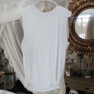 Lululemon Athletica White Muscle Tank